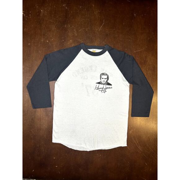 VTG 1987 George Jones The Legend Goes On Tour Shirt Rare Size L Made in USA - Picture 13 of 14
